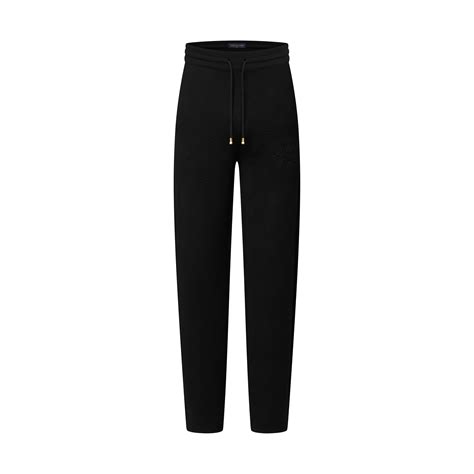 Pantalon de jogging texturé en laine mélangée 